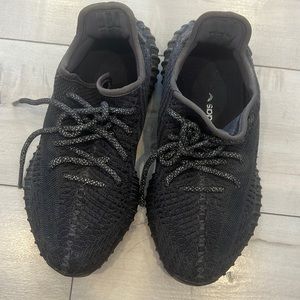 Yeezy 350 black sneakers size 5.5